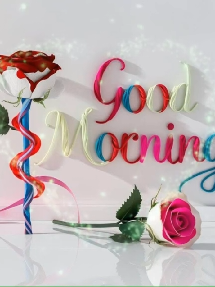 Today is a beautiful day. Beautiful Good Morning images ♥️  #rosevibesss  #flowersvibesss 