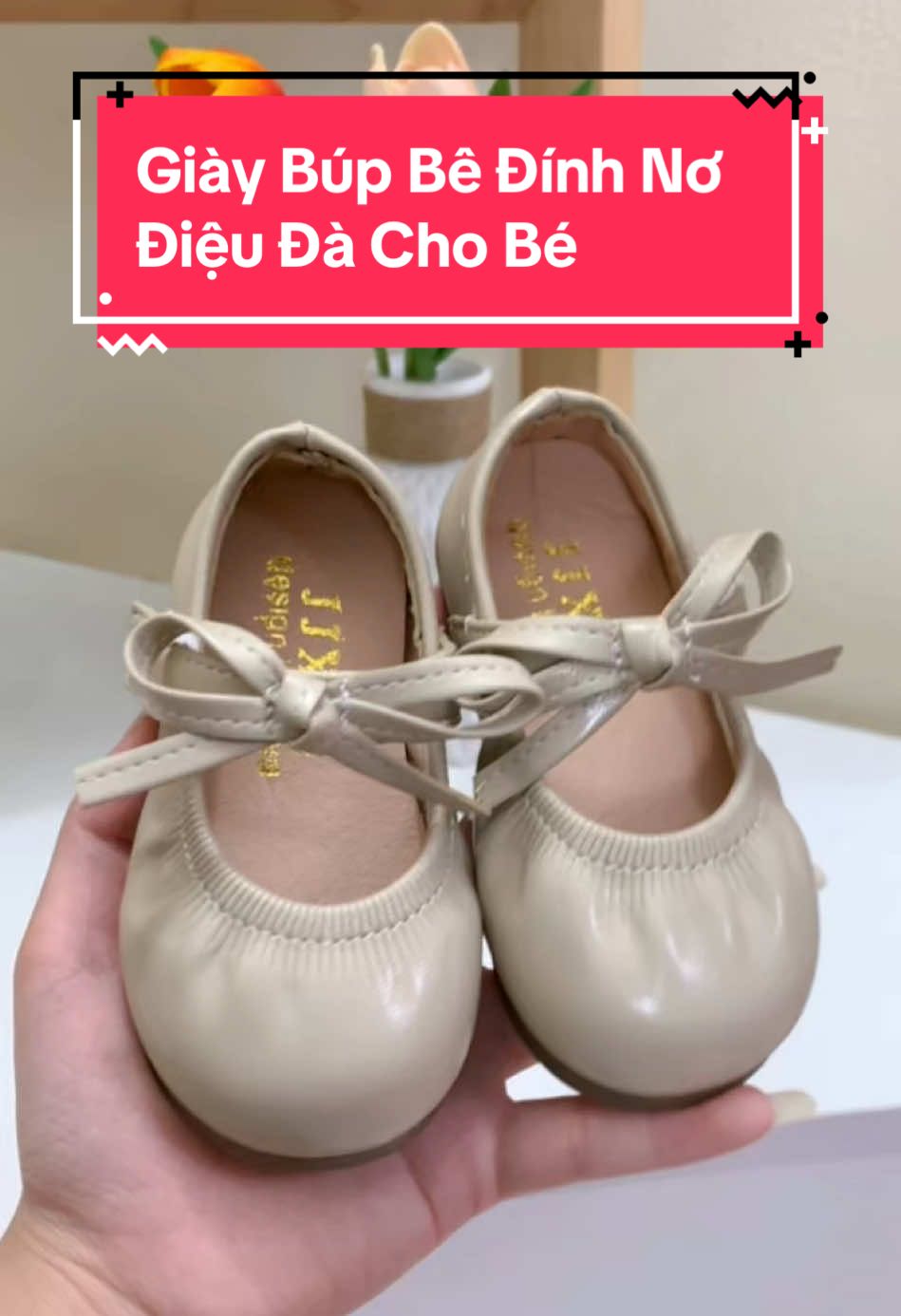 Hàng mới về!! Giày Búp Bê Đính Nơ Điệu Đà Cho Bé Gái #giaychobe #giaychobeyeu #giayxinhchobe #giaychobegai #giaybegai #giaybupbebegai #giaybupbe #xh #wowkids 