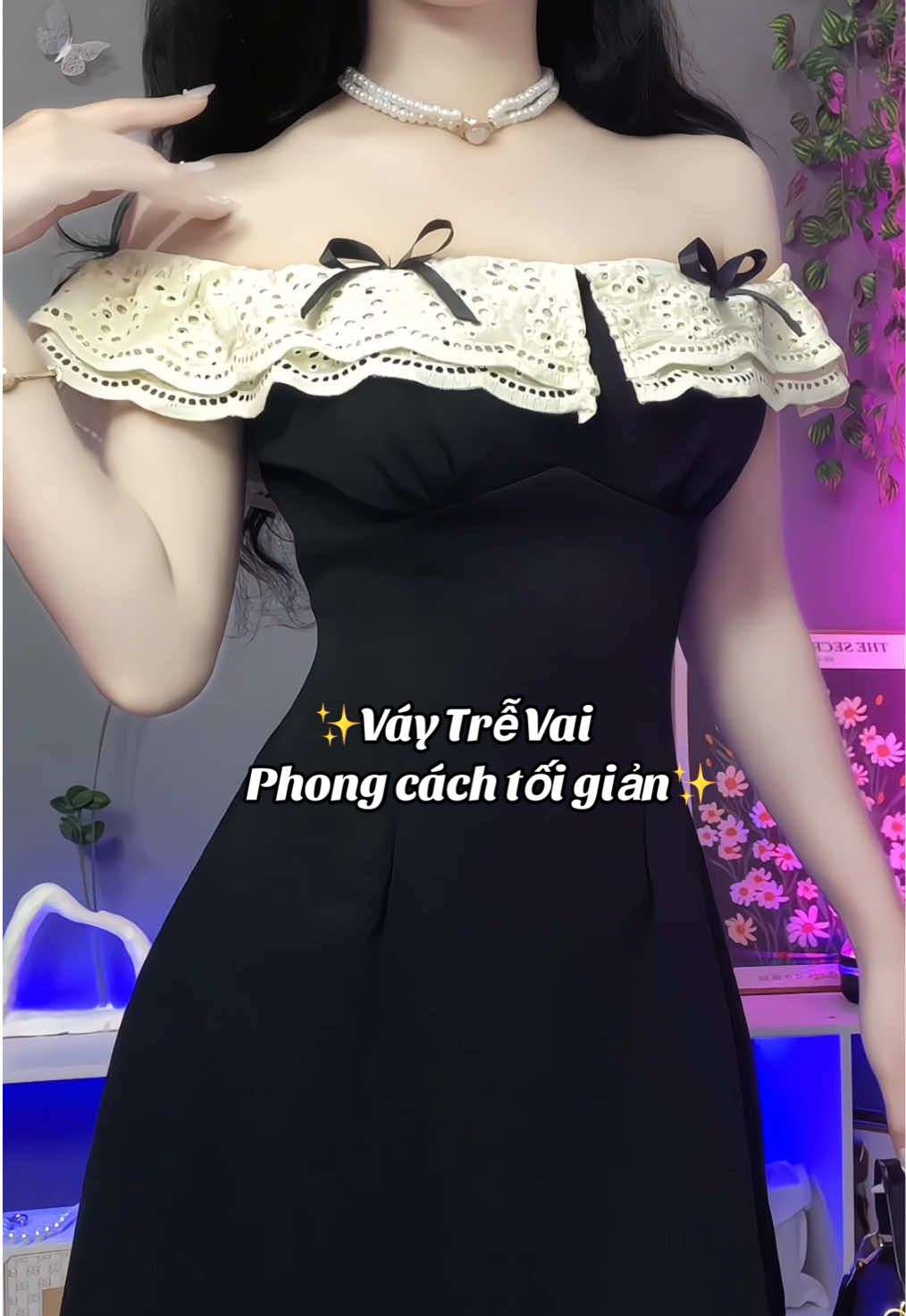 Chiếc đầm đơn giản #vaytiec #vayxinh #reviewquanao #thoitrangnu #xuhuong #fyp #viral 