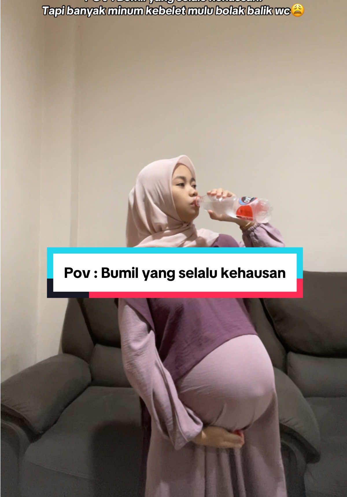 Bumil yang selalu kehausan😩 tapi capek bolak balik wc🥲 #bumil #bumilhappy #tm3 #bumiltm3 #hplmaret 