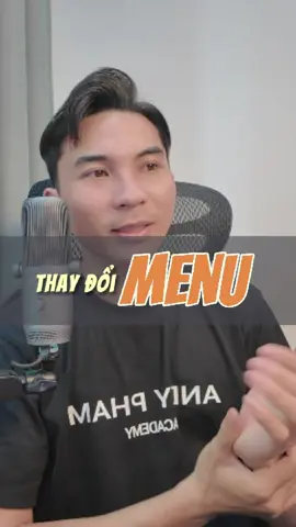 Nhà hàng có cần thay menu không? CÓ! 🔄 Một năm ít nhất 2-3 lần để giữ khách quay lại! Nhớ thay món chứ đừng thêm món nha! 👨‍🍳🔥 #KinhDoanhNhàHàng #FNB #ThayĐổiMenu #ChiếnLượcNhàHàng #TăngDoanhThu #ẨmThực #KinhNghiệmFNB #SetupNhàHàng #MarketingNhàHàng #AndyPham