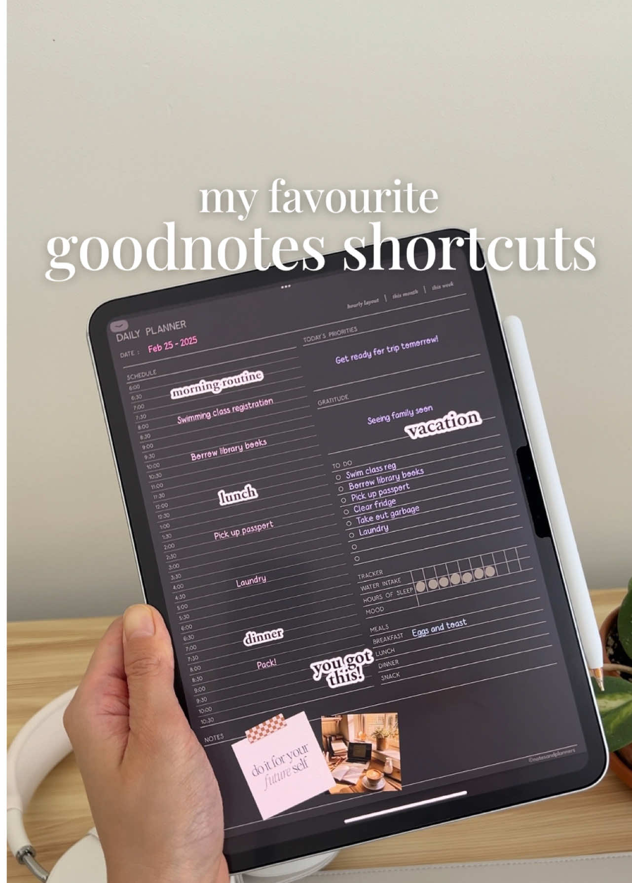 here are my favourite @Goodnotes App shortcuts that I use all the time 👏🏼 which ones have you tried?  ☁️ #goodnotes #goodnotesplanner #digitalplanning #ipadtips #ipadpro #ipadaccessories #applepencil #planner #goalsetting #todolist