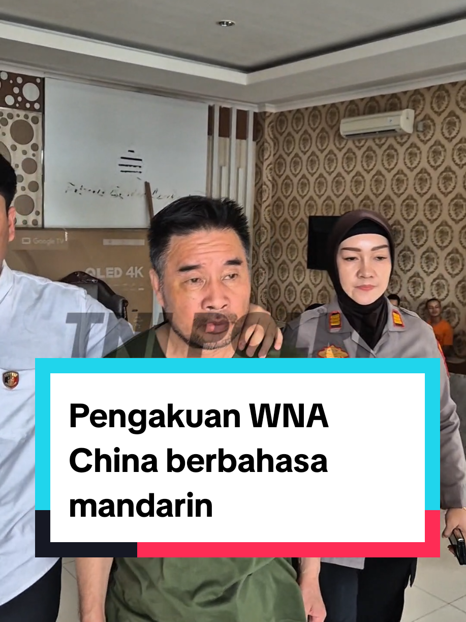 WNA China dijemput karena jual emas fake, ada yang paham bahasanya#polwan #polri #fyp #lampung #bandarlampung #polisi #polresta 