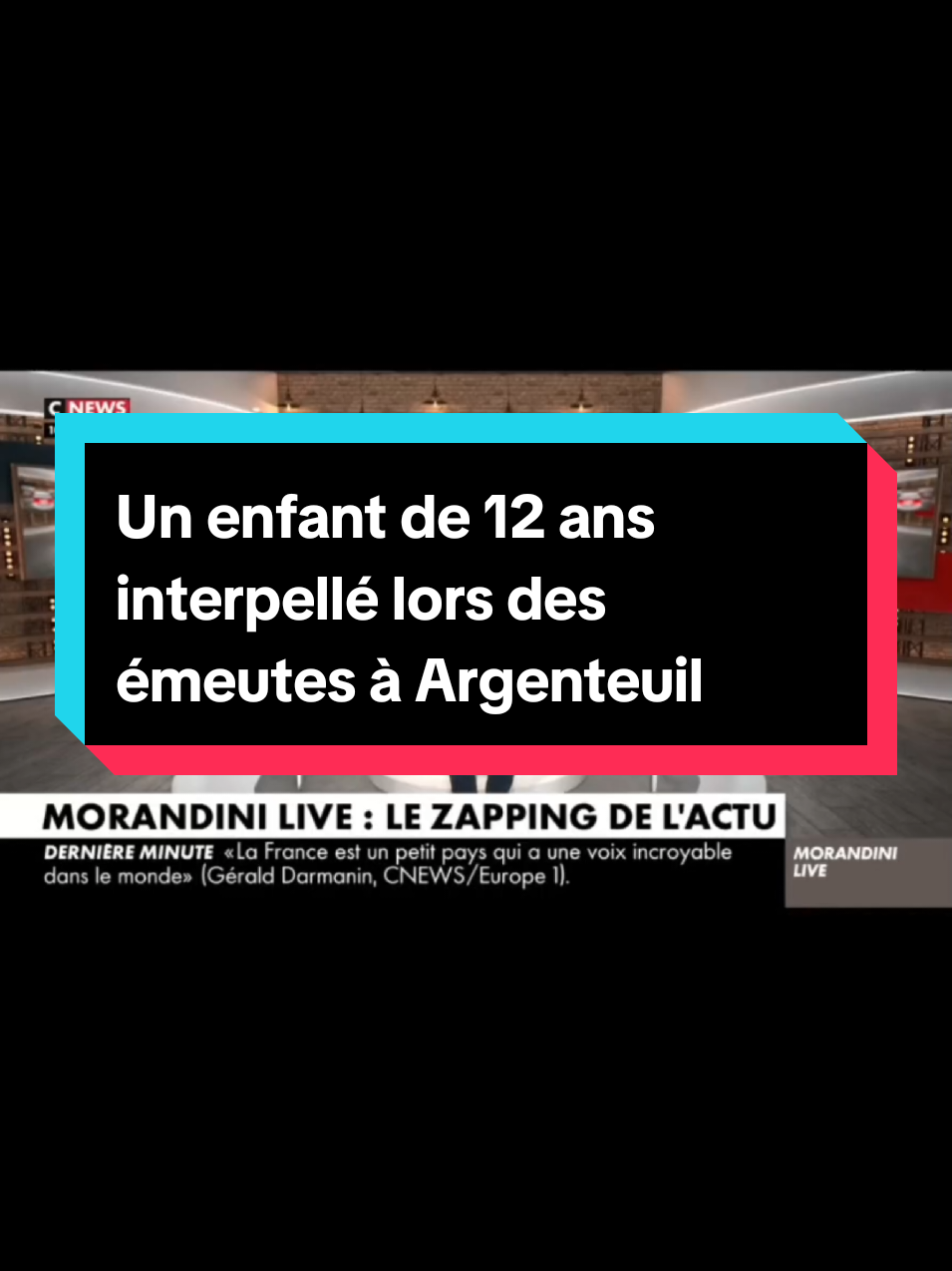 Un enfant de 12 ans interpellé lors des émeutes à Argenteuil#infotiktok #enfant #agression #violence #danger #france 