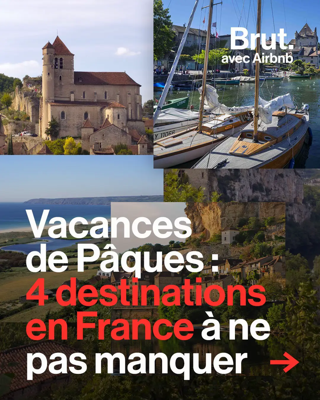 Les vacances de Pâques arrivent et avec elles, la question, parfois, de la destination. Alors pour prendre un peu d’avance, on vous propose avec Airbnb de découvrir 4 villages français pour une escapade en famille. Spoiler : vous risquez d’avoir un coup de cœur… En partenariat avec @airbnb 