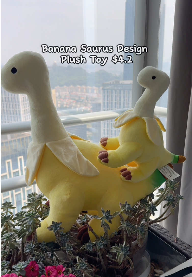 30cm or 50cm? #plushies #tiktokshop #bananasaurus #plush #dino #tiktokshopspringglowup #spotlightfinds #giftideas 