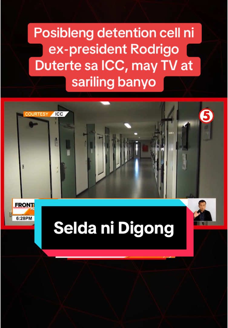 May sariling TV at CR ang posibleng maging kulungan ni dating pangulong Rodrigo Duterte sa International Criminal Court sa The Hague sa The Netherlands. #FrontlinePilipinas #News5 #BreakingNewsPH  