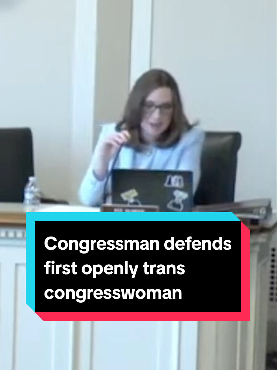 This is allyship! Rep. William Keating jumped to defend Rep. Sarah McBride, the first openly trans member of US Congress, after she was misgendered by Rep. Keith Self at a hearing on 11 March 👏 #unitedstates #donaldtrump #uspolitics #senate #congress #trans #transgender 
