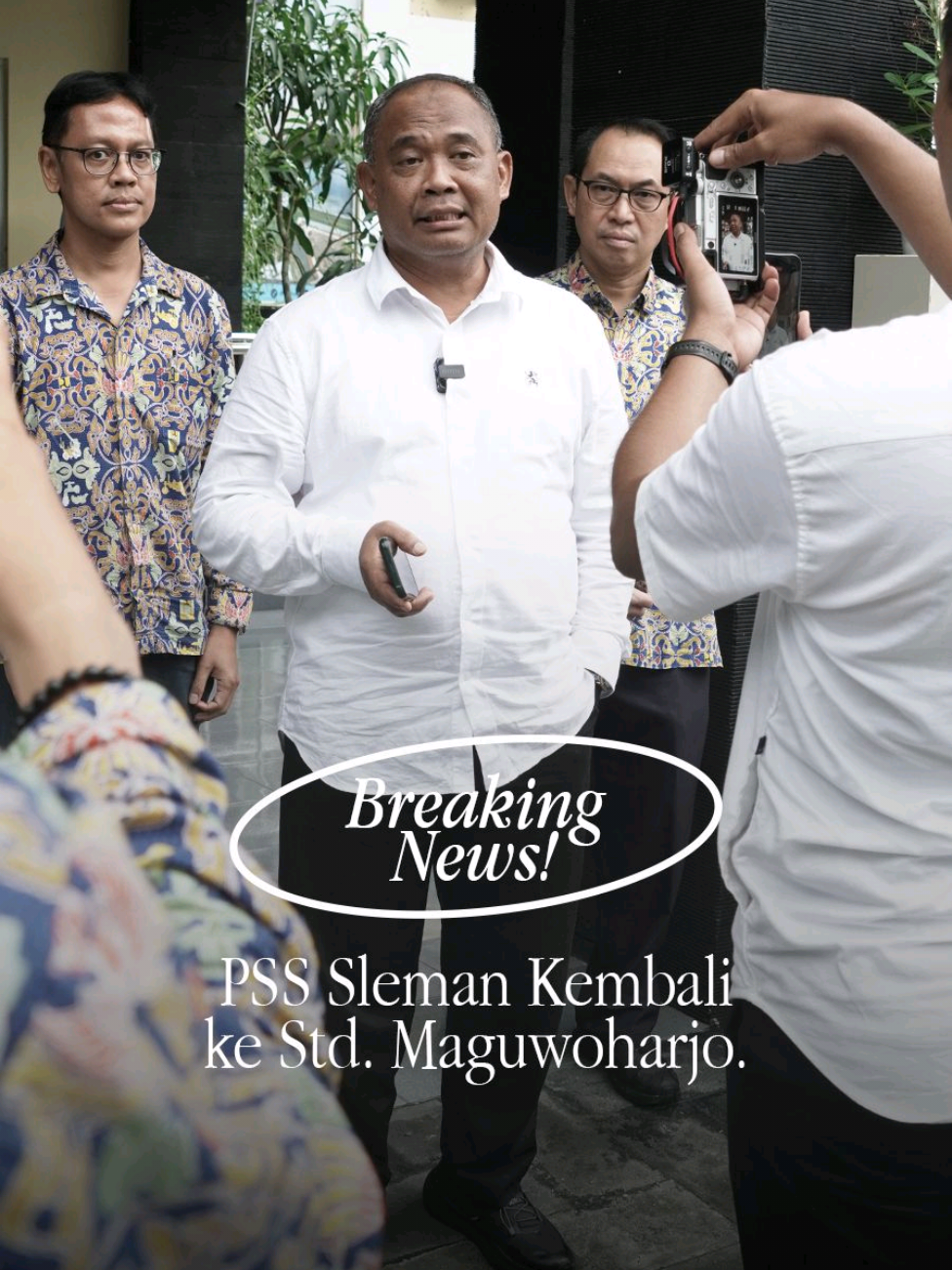 Insya Allah, laga kandang PSS Sleman pada 17 April 2025 sudah bisa kembali digelar di Stadion Maguwoharjo.  Dengan kebijakan dari Balai Prasarana Permukiman Wilayah D.I Yogyakarta, semoga ini dapat mewadahi aspirasi masyarakat Sleman serta menjadi dorongan bagi Super Elja untuk meraih kemenangan dan bertahan di Liga 1.  Mari terus berikan dukung penuh untuk PSS Sleman. Come on, Super Elja!