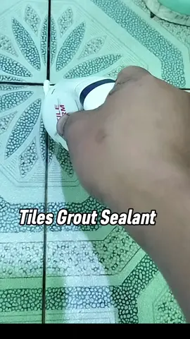 Tiles grout Sealant mas mganda sya dun sa nbibili na powder🥰 #tilesgroutsealant #tilesgrout #grout 