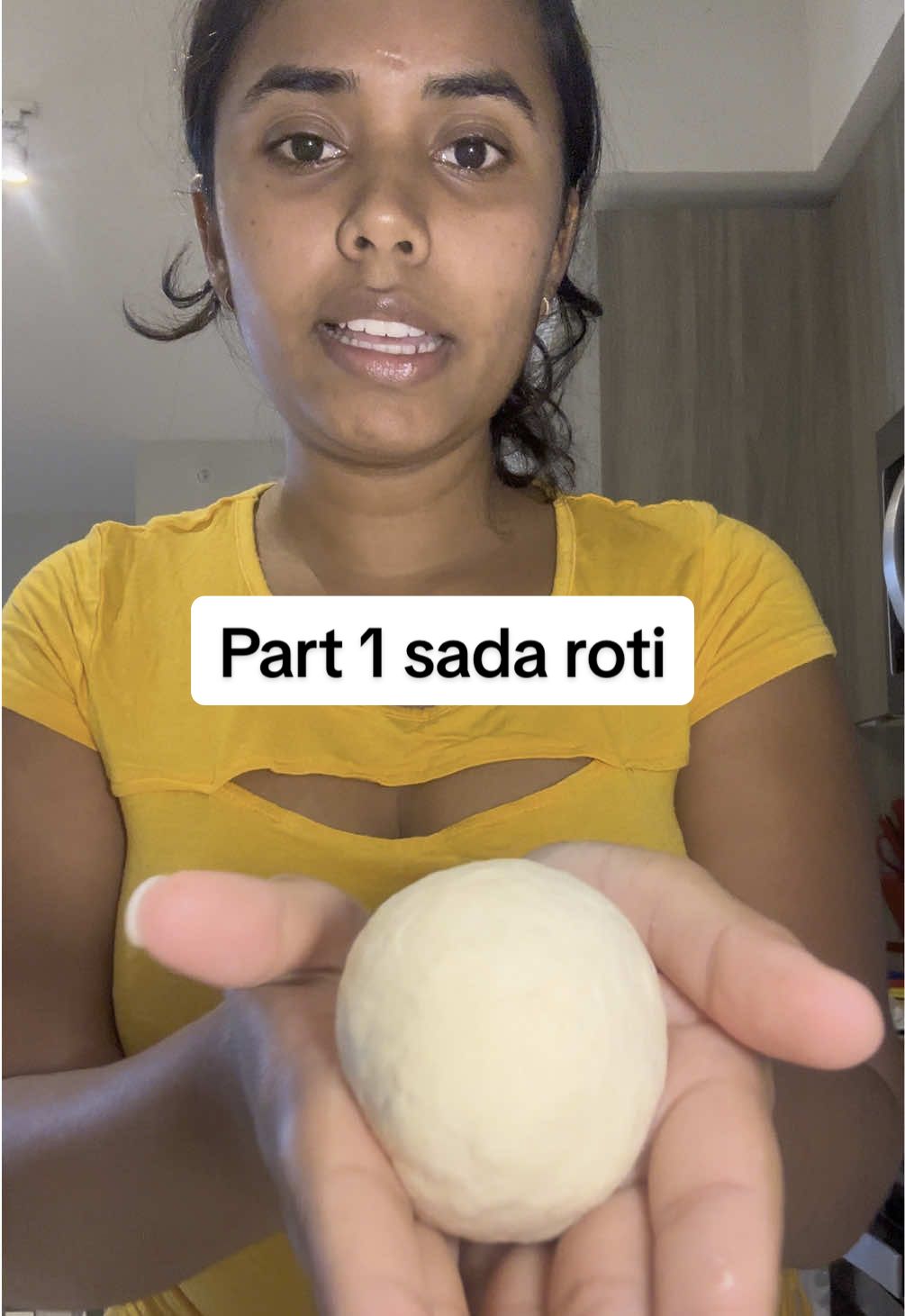 Sada roti recipe 1 cup flour, 1 teaspoon baking powder, quarter cup and 1 tablespoon water. #roti #sadaroti #guyanese #caribbean #miami #florida #fyp #cooking #creatorsearchinsights