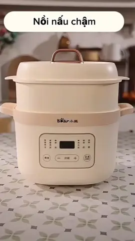 Nồi nấu chậm Bear 1.6L SB-NNC16 cho bé, nồi nấu cháo chậm trẻ em đa năng ##noinaucham##reels##giadunghoanam##bear