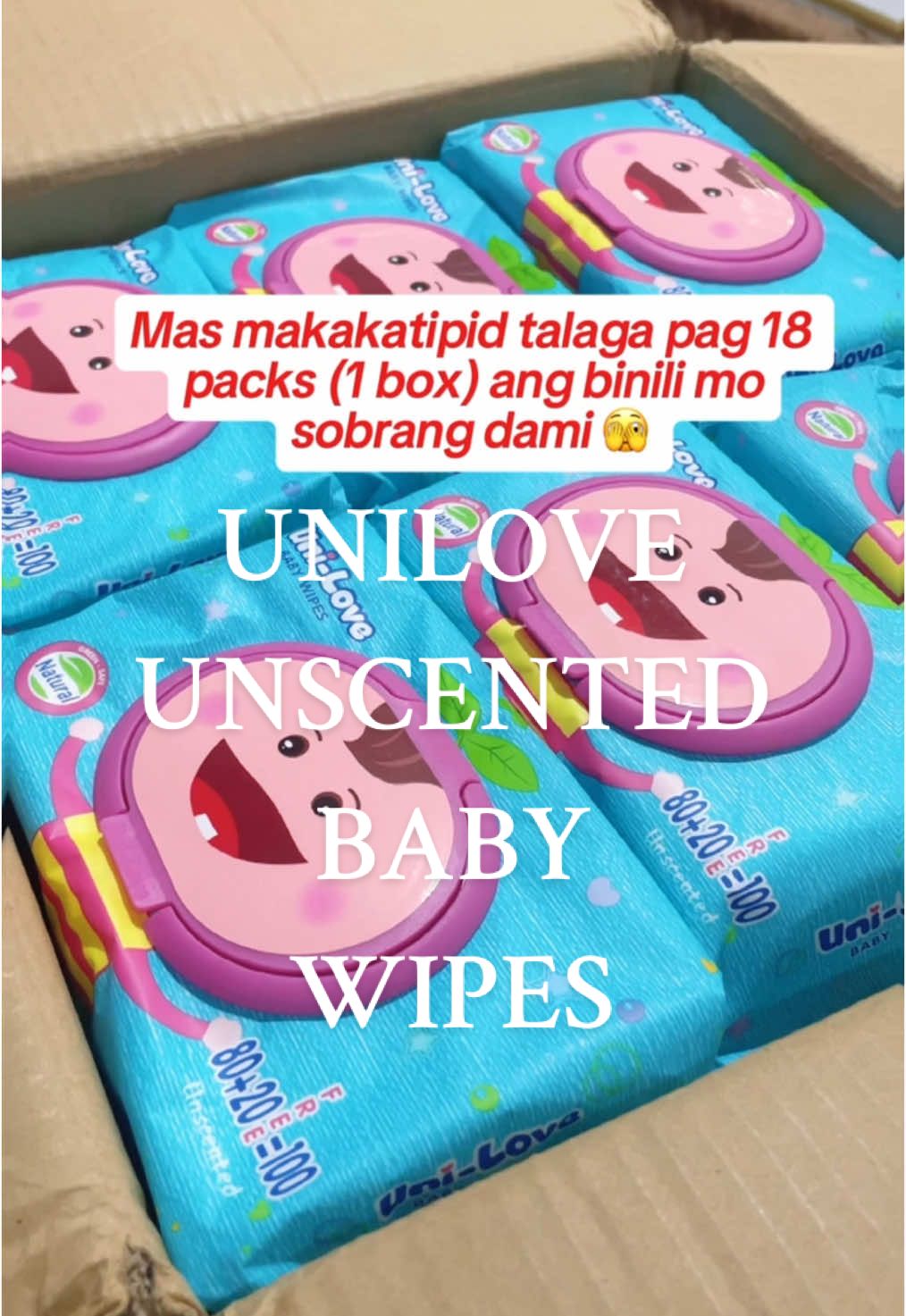 Unilove unscented baby wipes 18 packs #unilove #babywipes #recommendations #newbornessentials #babyessentials #fyp #CapCut 