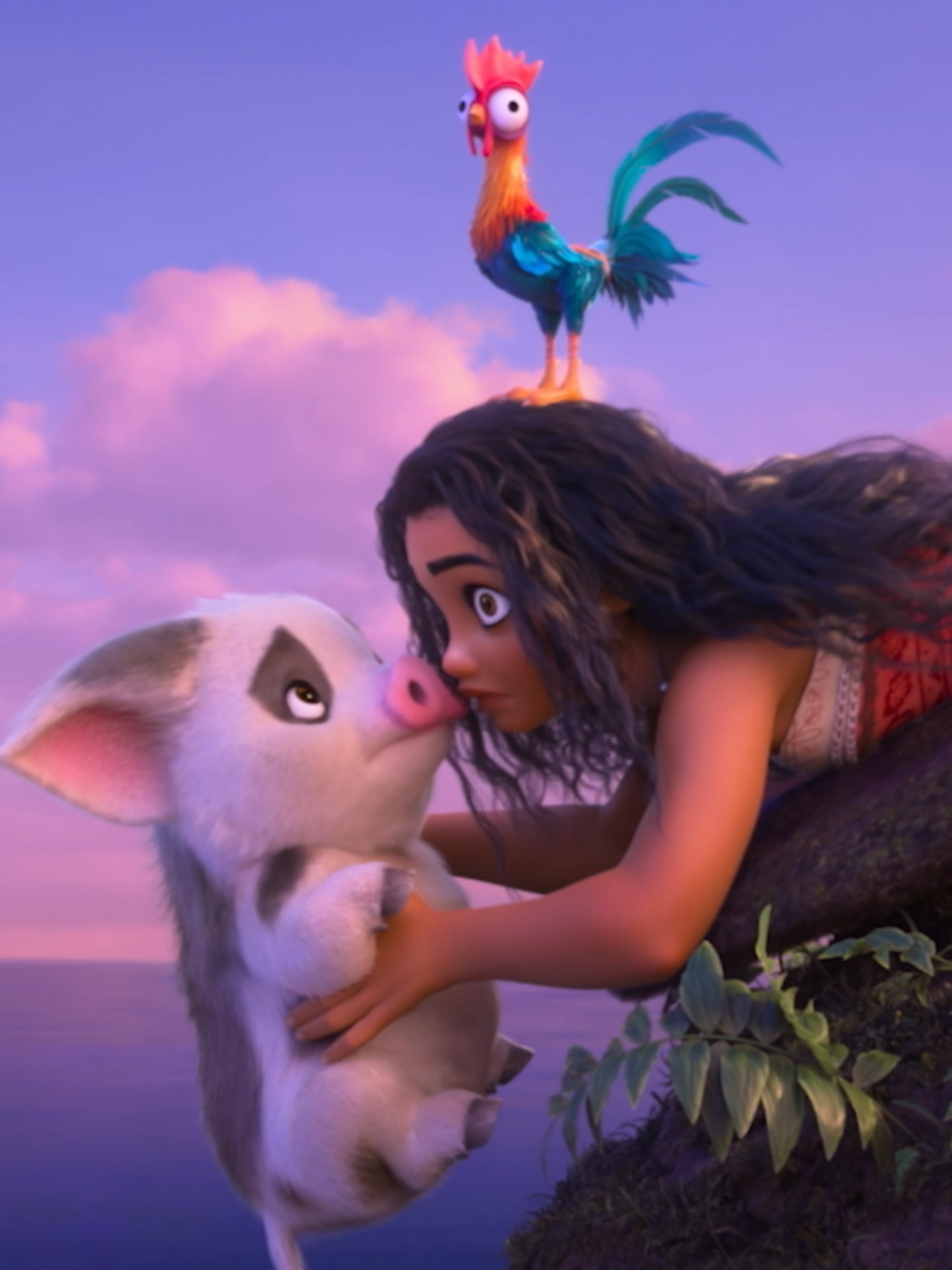 Comenta con 🐔 si Hei Hei es tu dulce y maravilloso gallo favorito 🌊#Moana2 ya está disponible en #DisneyPlus🌊