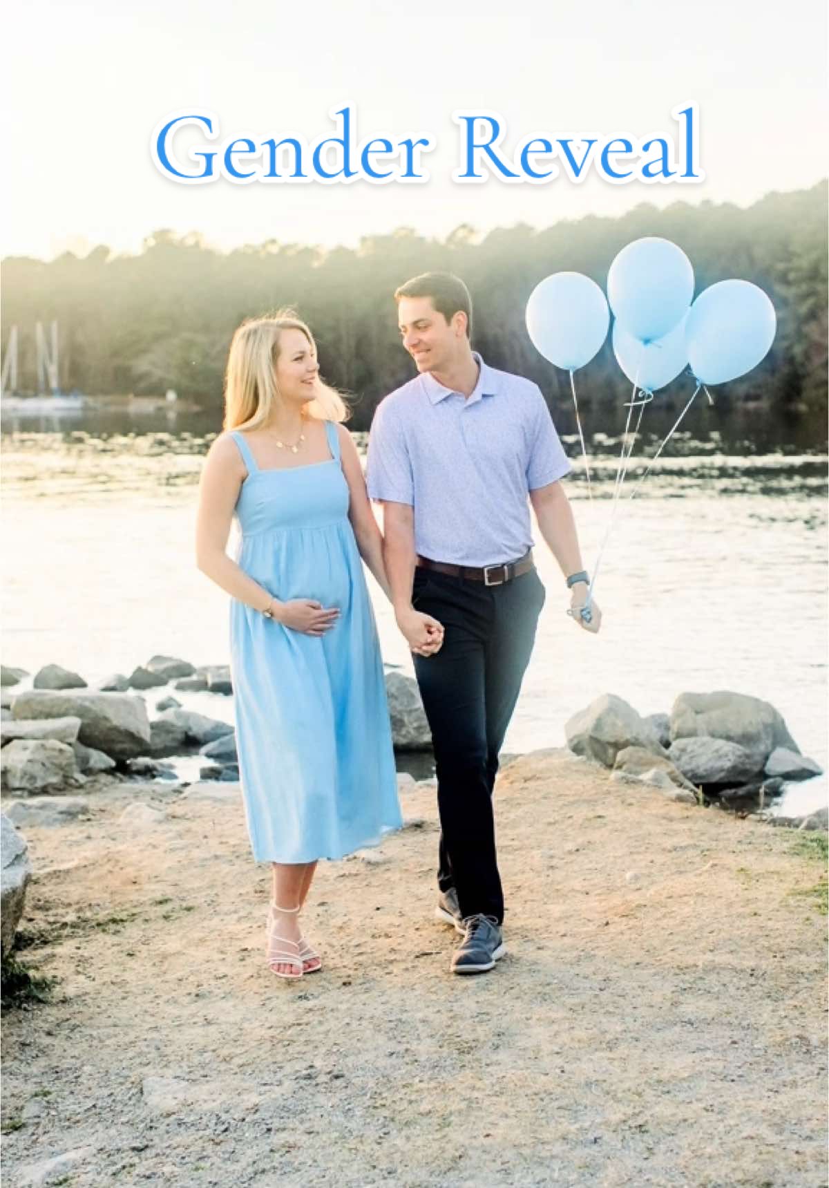 The sweetest sunset gender reveal🤍 #photographer #genderreveal #scphotographer #weddingphotographer #babyboy 