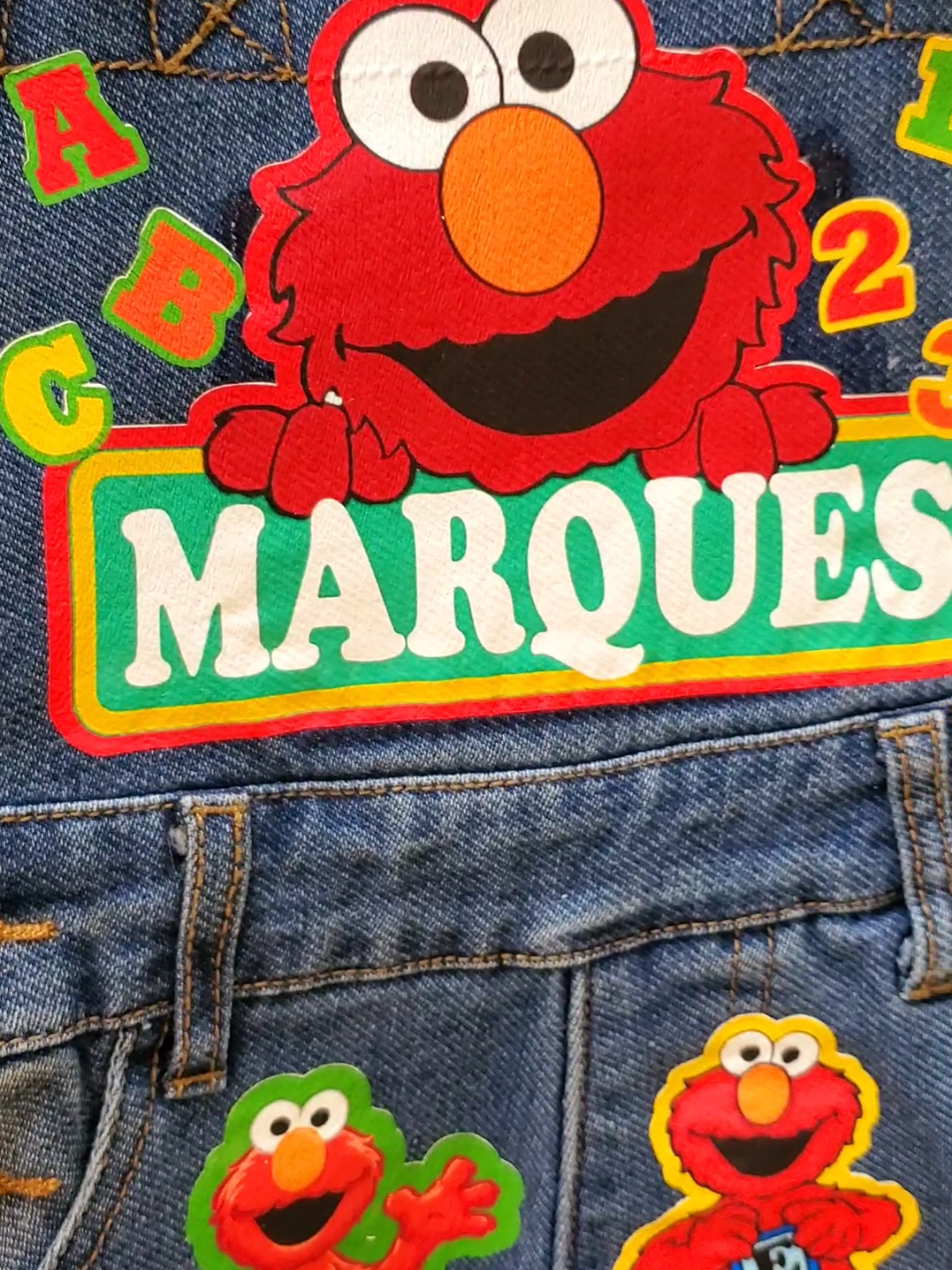 Let's make Elmo overalls for Marques!🥳  #1stbirthday #fypシ #fashionblogger #fashioninspo #elmo #sesamestreet #elmobirthdayparty 