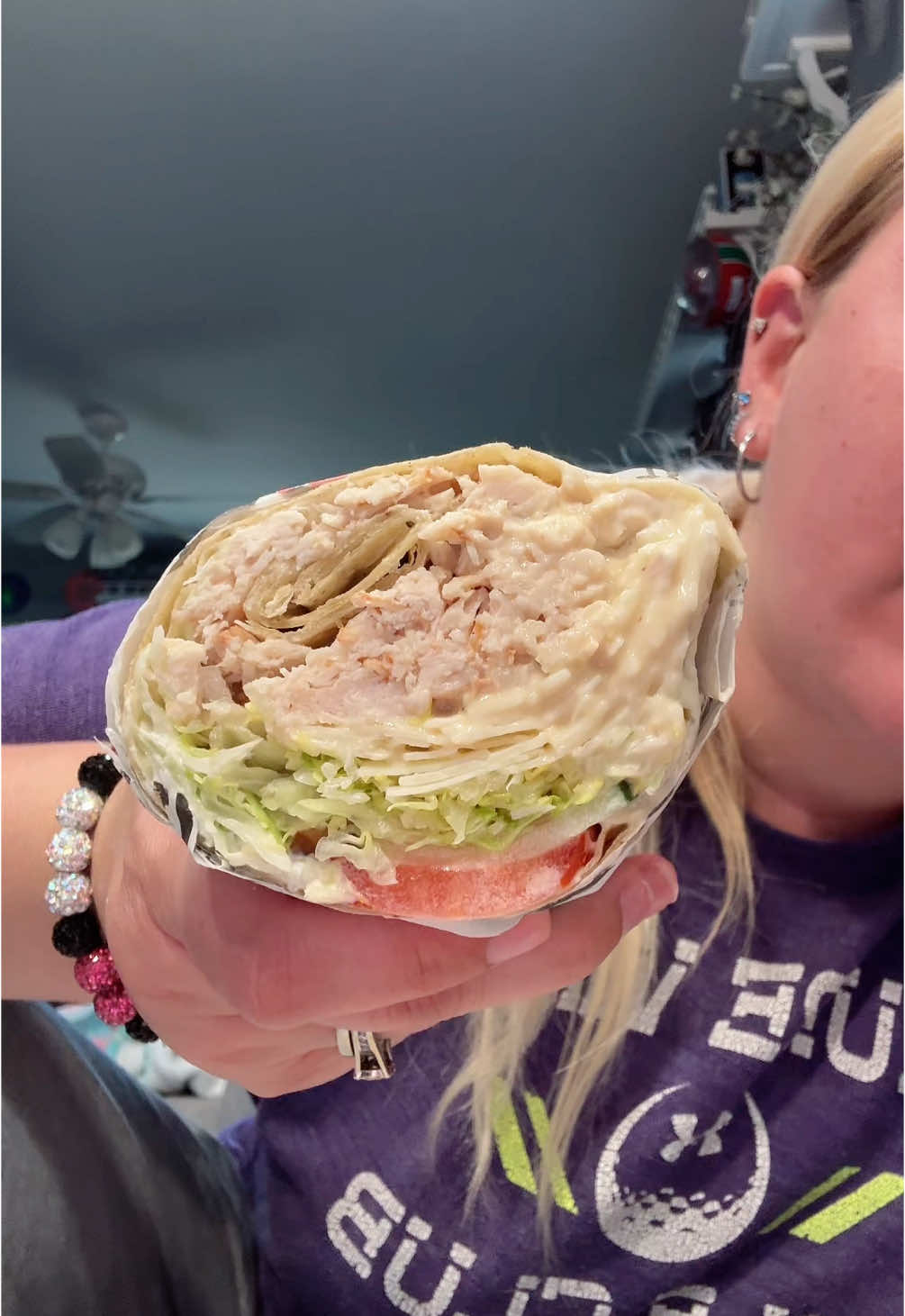 Insta cammi_foodie #jimmyjohns #jimmyjohnswrap #caesarwrap #food #Foodie #eating #eatingshow #eatwithme #FoodTok #mukbang #mukbangeatingshow  