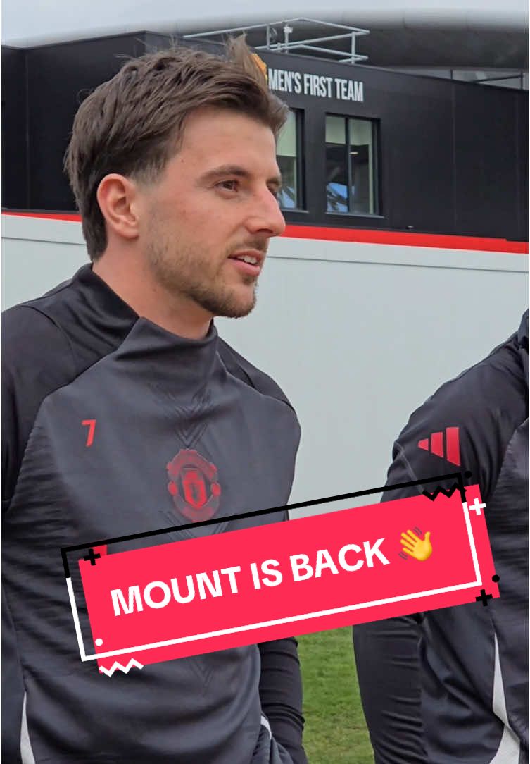 Look who’s back! 👀💪 #MUFC #ManUtd #MasonMount #Mount 