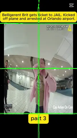 Belligerent Brit gets ticket to JAIL. Kicked off plane and arrested at Orlando airport. #cops #copsoftiktok #copsontiktok #copstiktok #police #policeofficer
