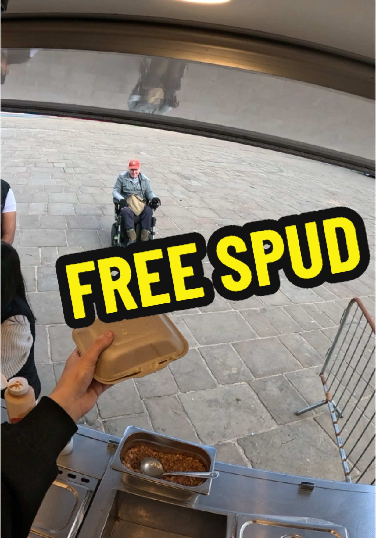 Free spud for this lovely gentleman #spudbros #jacketpotato #spud 