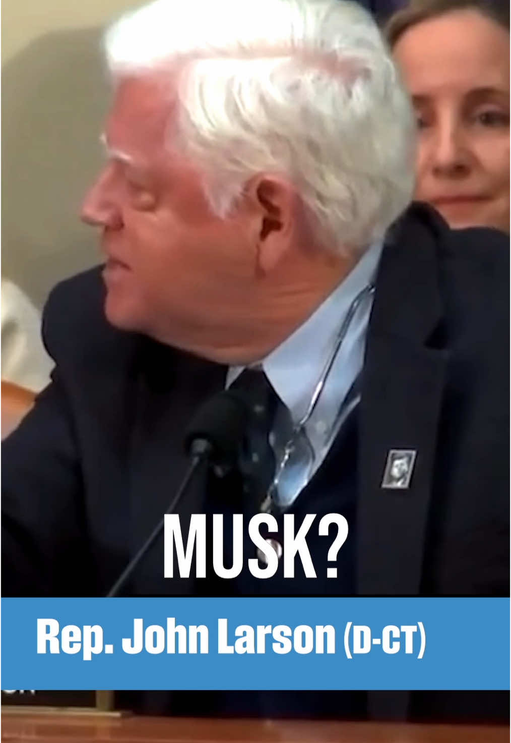 🔥John Larson. They’re coming after your Social Security. You paid for it and now Musk and the GOP wants it gone. Democrats will fight for what you earned.