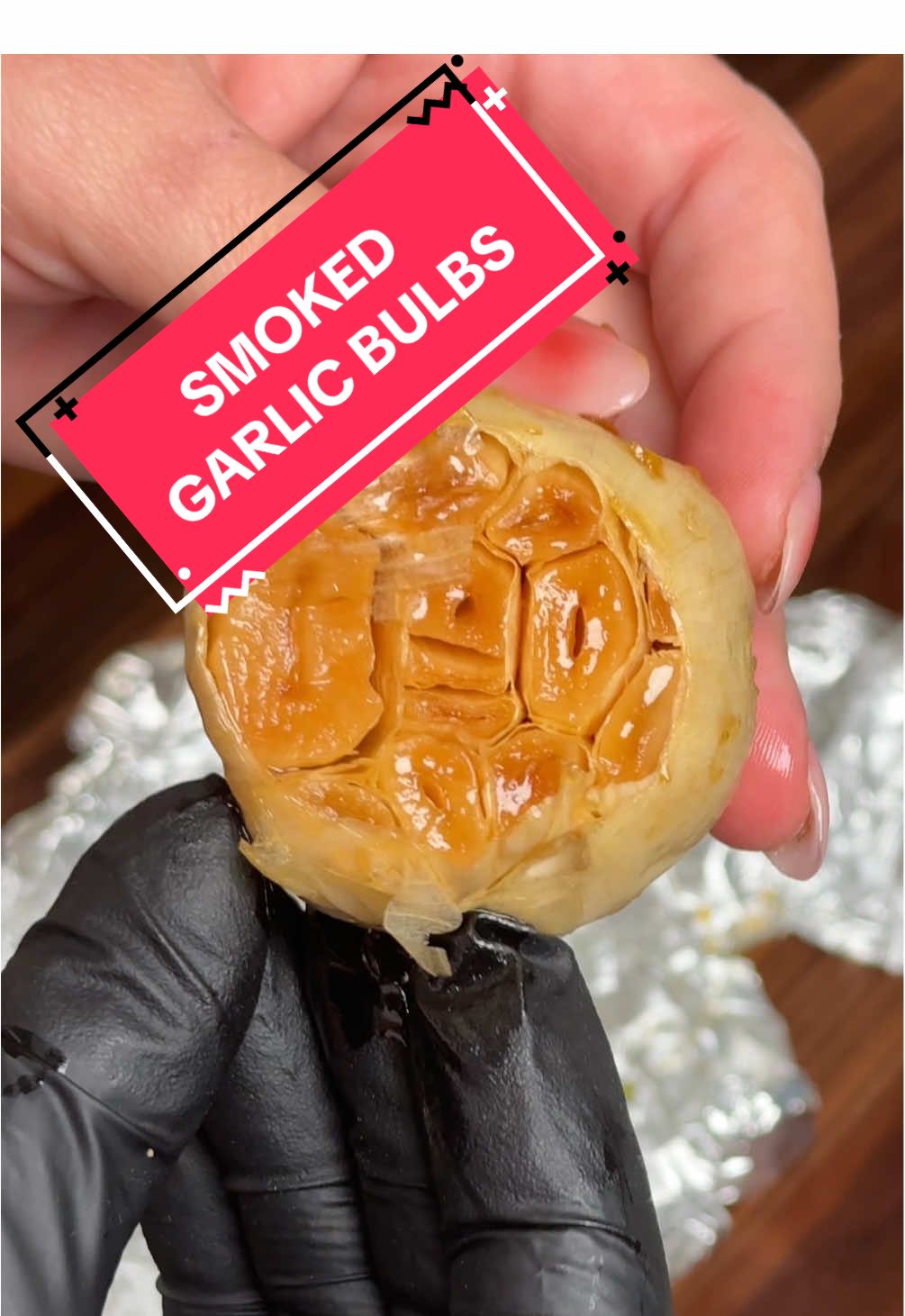 Have you ever smoked garlic? It’s so dang good! 🧄 #bbqtiktok #roastedgarlic #smokedgarlic #garlicbread 