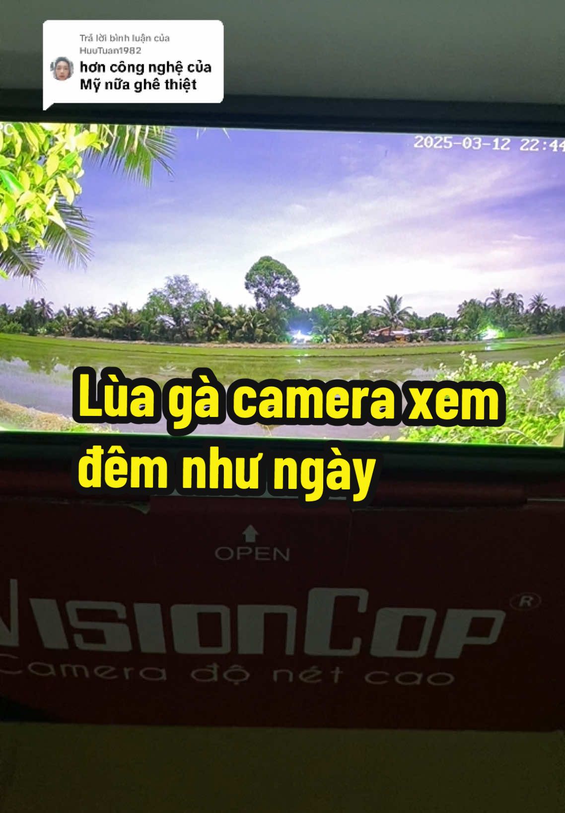 Trả lời @HuuTuan1982 camera Visoncop xem đêm như ngày test thực tế #cameraxemdemnhungay #cameratantam 