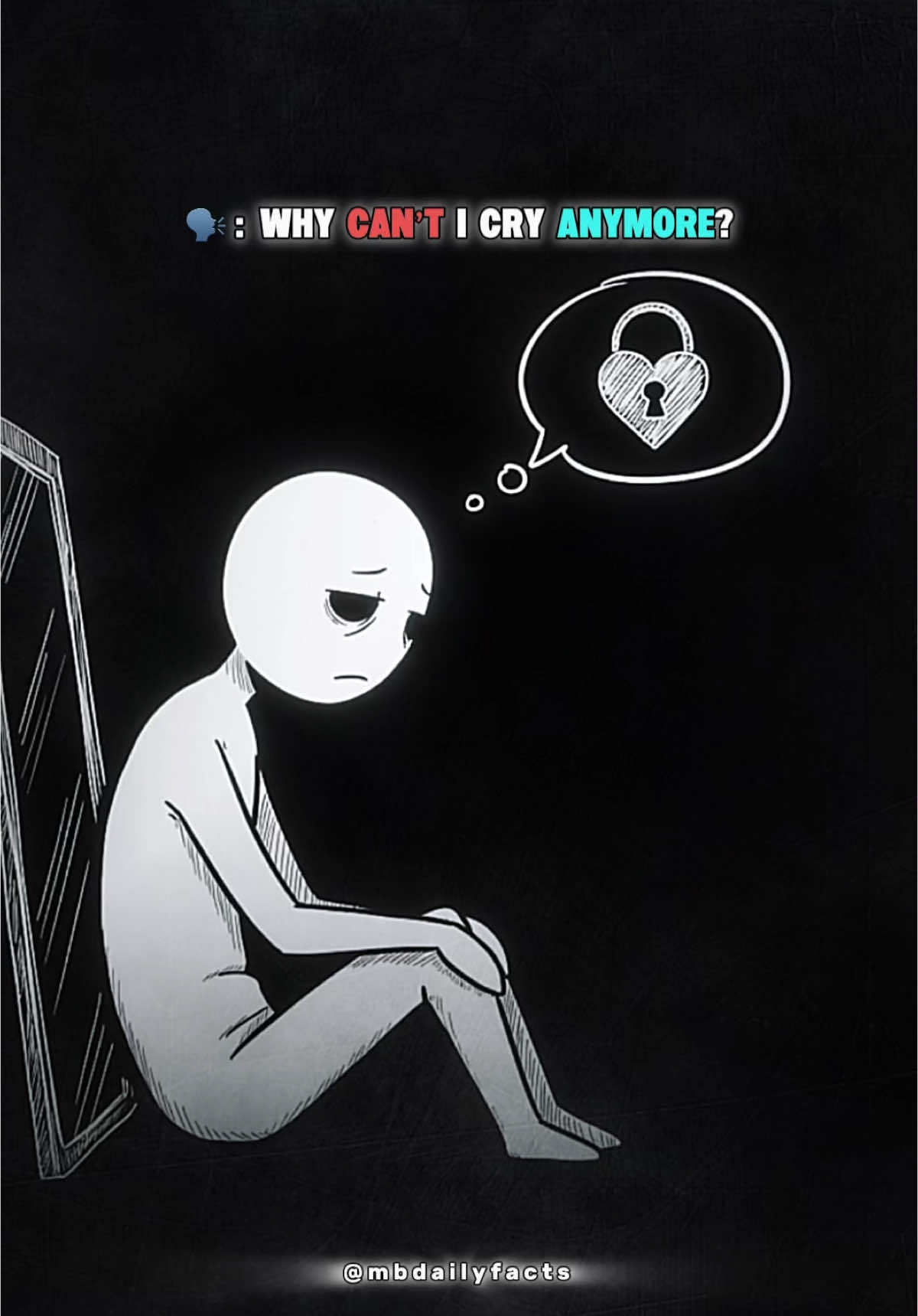 Why can’t I cry anymore? 👀🤷‍♂️#foryou #cry #cries #anymore #sad #relatable 