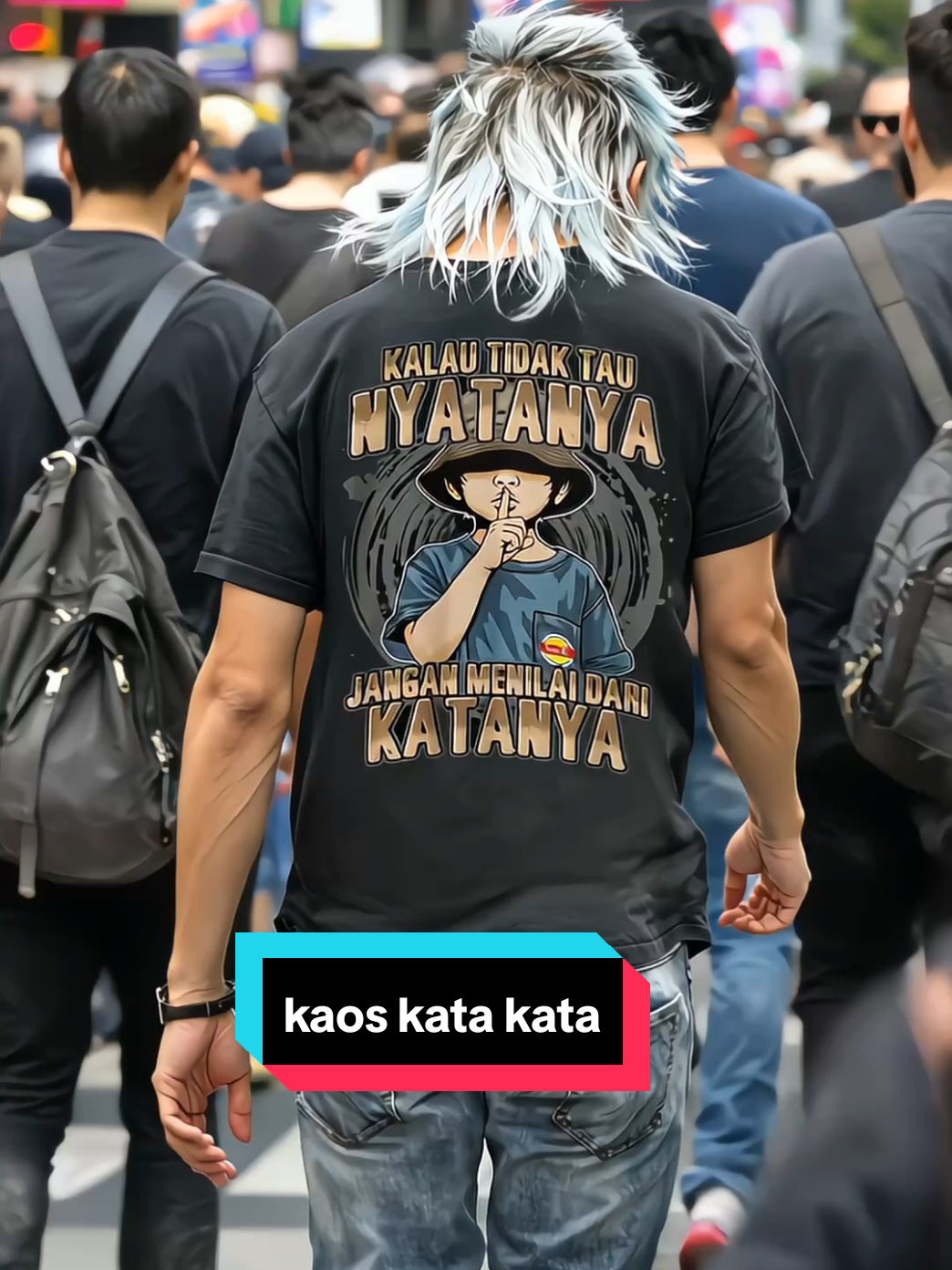 kaos kalau tidak tau nyatanya jangan menilai dari katanya #kaos #kaospria #kaosdistro #kaoskatakata #tshirt #kaossindiran #fyp 