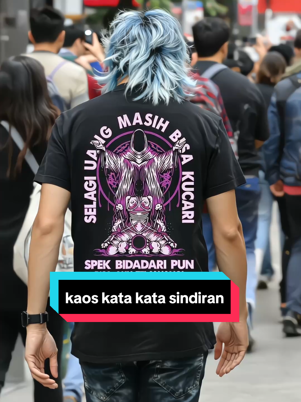 apakah kalian berani pake kaos ini?  #kaos #kaospria #kaosdistro #kaoskatakata #tshirt #kaossindiran #fyp 