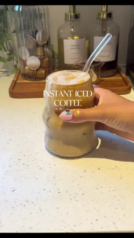 Instant Iced Coffee for something different🤎☕️ #coffee #icedcoffeerecipe #morningcoffee #morning #coffeetiktok #CapCut 