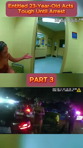 Entitled 23-Year-Old Acts Tough Until Arrest - Part 3 #cops #copsoftiktok #copsontiktok #copstiktok #police #chase #copschase #foryou #fyp #usa