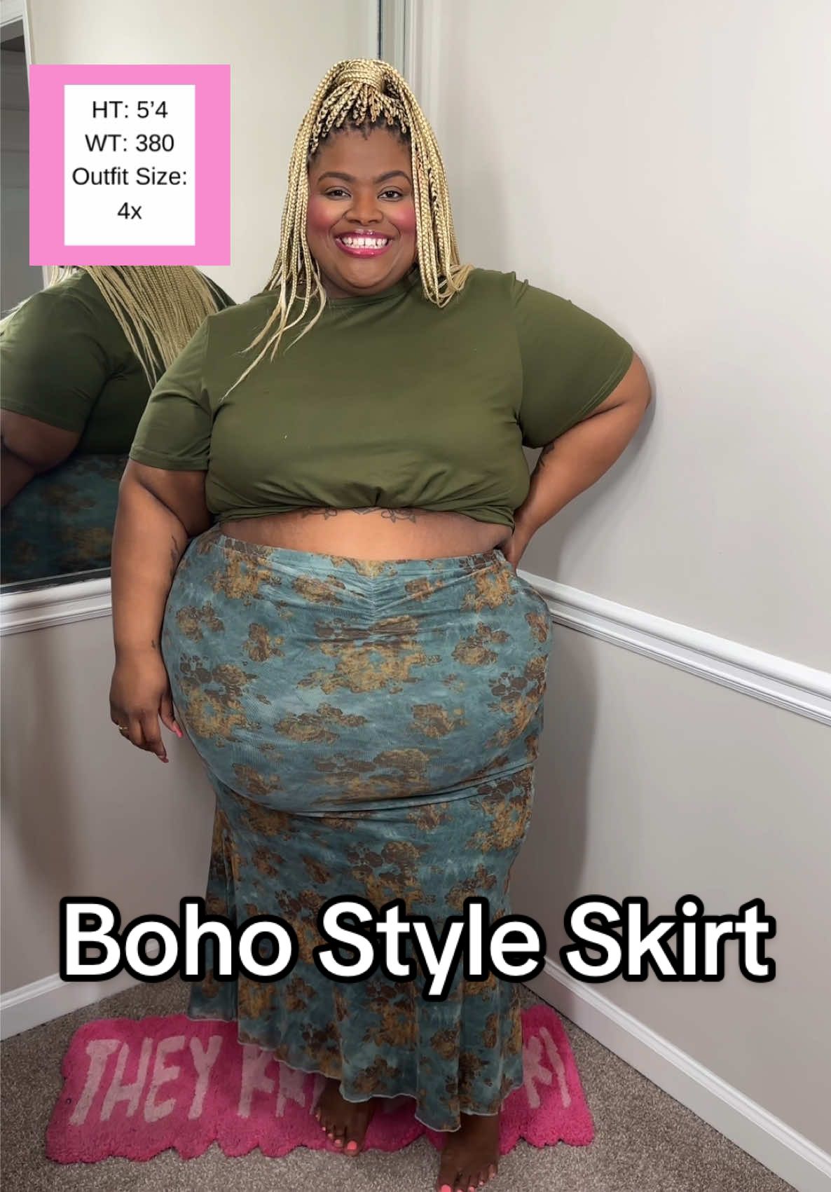 I’m a boho/earthy girl at heart 🤎 #plussize #plussizefashion #fashion #curvyfashion #plussizestyle #style #TTFest #boho #bohostyle #earthyblackgirl 