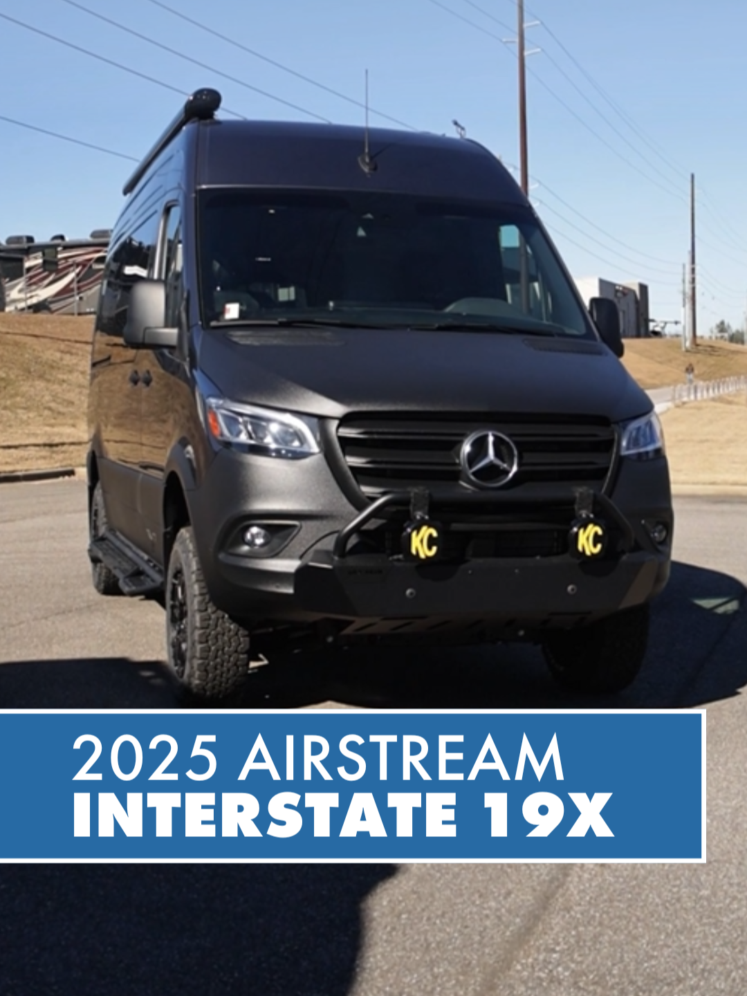 Small Footprint - BIG Adventure 🏔 The 2025 Airstream Interstate 19X features thoughtful design, cutting-edge amenities, best-in-class safety and performance, packed into a 19-ft adventure van. ⭐ All-Wheel Drive Standard ⭐ 250-Watt Solar System ⭐ Complete Wet Bath ⭐ Mercedes-Benz® Safety Features ⭐ Flexible Living/Sleeping Space Shop now at greatamericanrv.com, keyword search 
