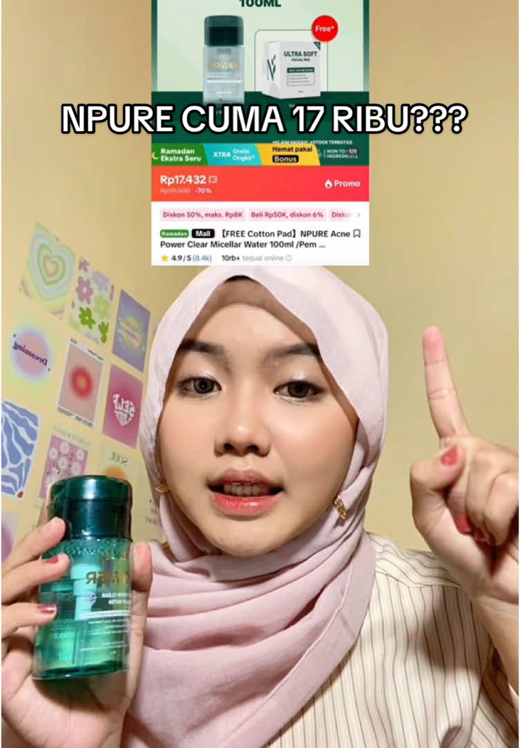 Complain dikit ke npure ini mah namanya sedekah bukan jualan murah banget bjirrr @npureofficial  #npure #npureofficial #npuretoner #npuremicellarwater300ml #skincare #SkincareRoutine #SkincareTips #GlowUp ##GlowingSkin #SkincareLokal #fyp #fypage #fypシ゚ #ReviewJujur #ViralSkincare #murahmeriah #skincaremurah #diskon 