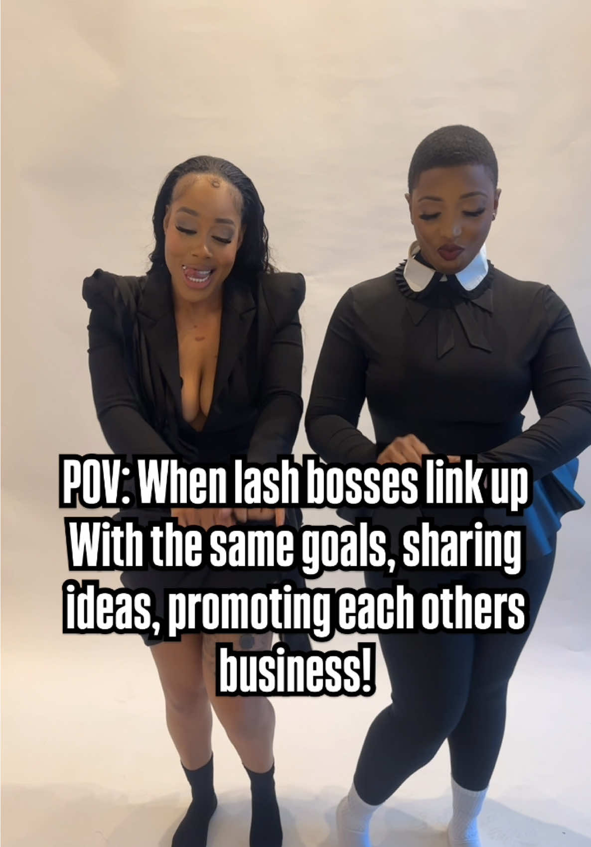 We love when lash bosses support one another! 💁🏾‍♀️ #lashboss #lashartistoftiktok #lashtechsoftiktok #lashgirl #lashbusinessowner 