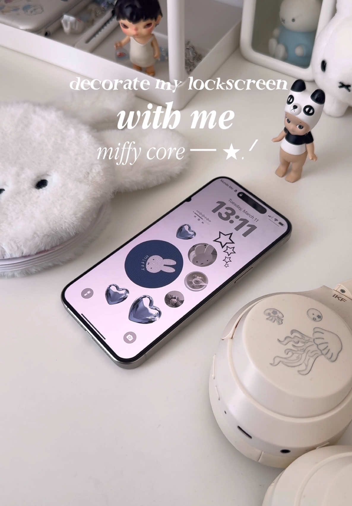 In my miffy era 🤍🤏🏻  . . . . #widget #iscreenapp #app #charginganimation #desk #deskgoals #desktour #room #whatsonmyphone #ios17 #lockscreenwallpaper #homescreen #ios17features #apple #widgets #inspo #aesthetic #aestheticvibes #ghibli #fyp #cozy #tutorial #ponyo #cute  #aplicacionesquenecesitas #aplicaciones #iphone #aesthetic 