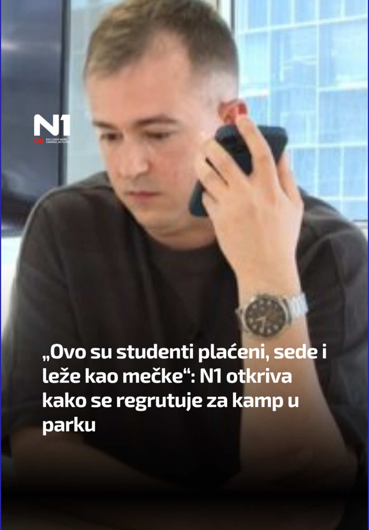 Posle brojnih navoda da se u Pionirski park ne dovode samo studenti već statisti, ekipa televizije N1 uspela je da dođe do kontakta onih koji statiranje organizuju. Kako izgleda regrutovanje, kolika je dnevnica, šta je za to potrebno da se uradi, proverio je naš Mladen Savatović. Kako je izgledao susret našeg Mladena, šta je dogovorio sa izvesnom Milenom, kao i da li je Mladen student ili stariji čovek od 50 godina gledajte u Dnevniku N1 od 19h. #n1info #n1srbija #fyp #foryou #foryoupage #postsforyou