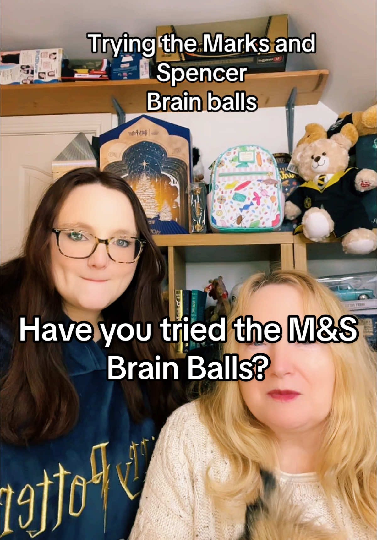 Trying the M&S brain ball. #wizardingworldaddict #FoodTok #tastetest #brainball #marksandspencer #deinfluencing @Marks & Spencer #marksandspencerfood 