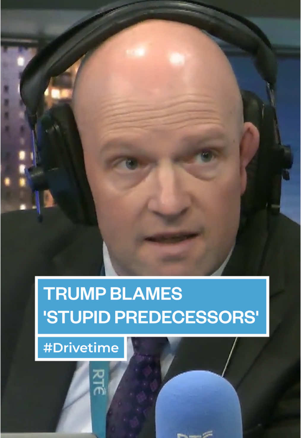 Donald Trump says he blames his ‘stupid predecessors’ for allowing so many pharmaceutical companies to set up in Ireland.  During his meeting with Taoiseach Micheál Martin, the US President took aim more often at the EU than directly at Ireland. Brian O’Donovan broke it down on #Drivetime 