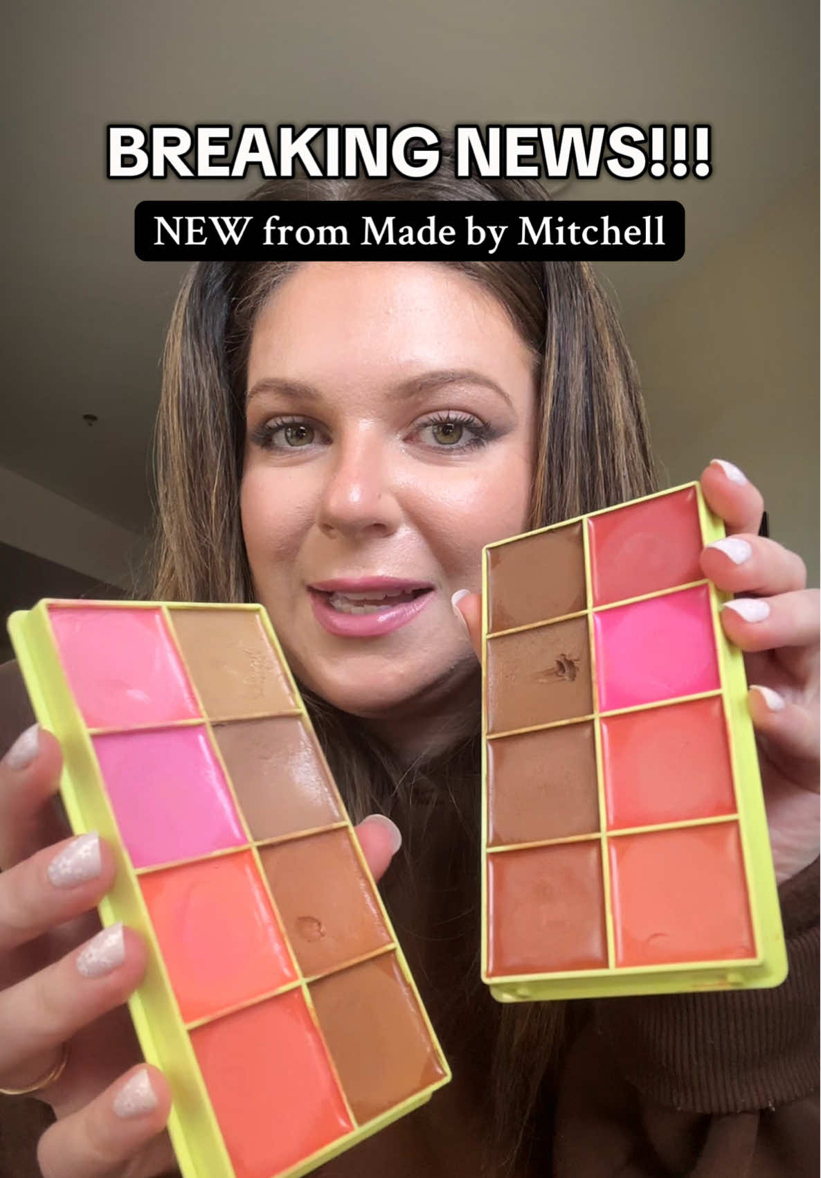 The perfect pairing!! Get excited 🤩 #madebymitchell #madebymitchellcurvecase #curvecase #curvecasemadebymitchell #creammakeup #powdermakeup #creamblush #creambronzer #powderblush #powderbronzer #newmakeupproduct #newmakeuprelease 
