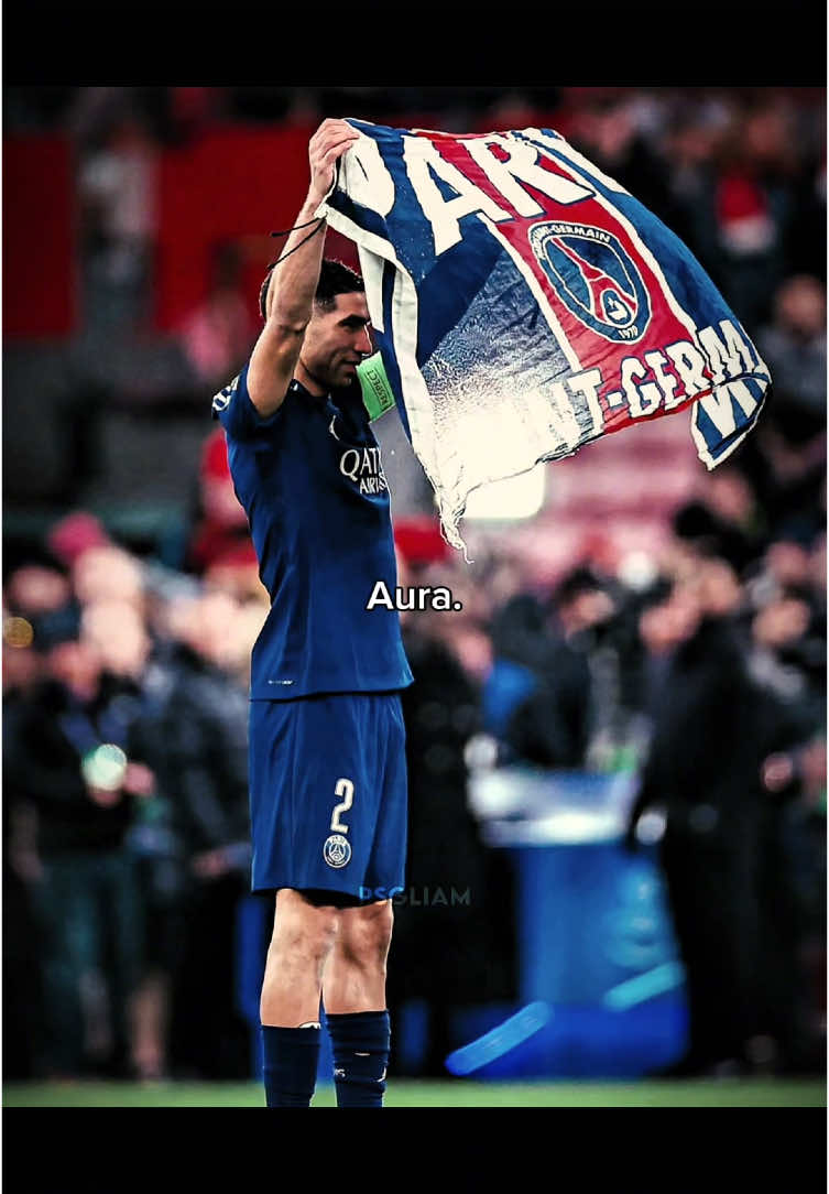 Hakimi plants the PSG flag in the middle of Anfield ❤️💙 #fyp #fypツ #viral #psg #liverpool #ucl #footballedit #xyzcba #barcola 