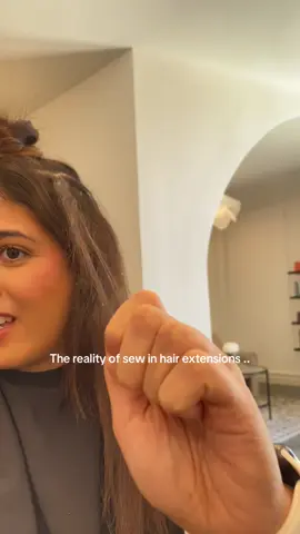 Can’t even lie… it’s so satisfying😔 #hairextensions #fail #hairloss #pulling #fyp #OhNo #reality #satisfying #sewin 