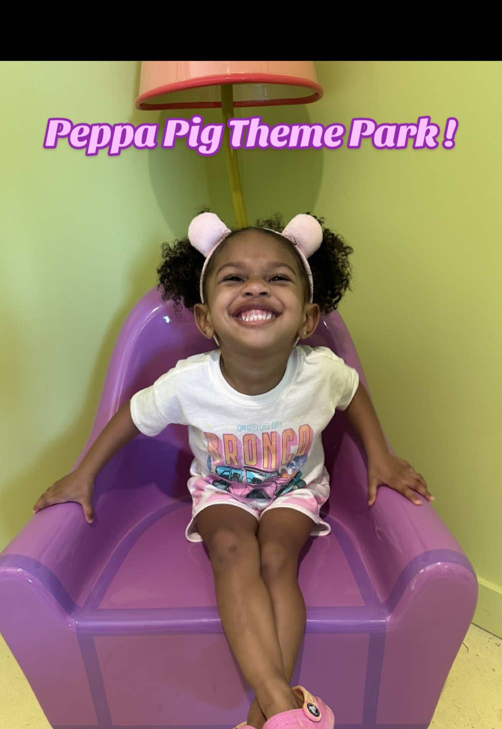 Tootie swore she wasn’t getting on that rollercoaster… but guess who faced their fears? 🎢😂😂 #toddlersoftiktok #daddysgirl #peppapig 