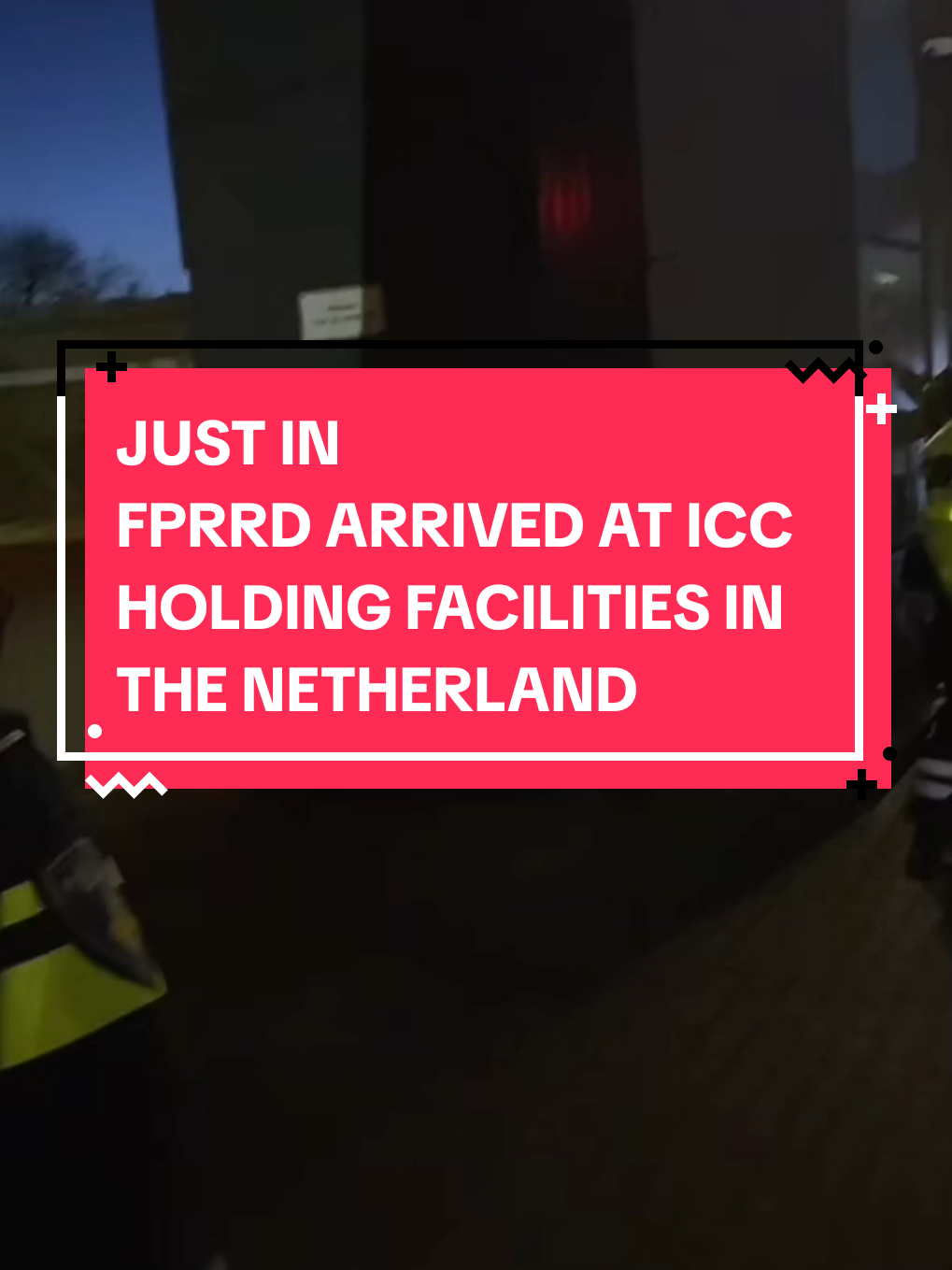 JUST IN: FPRRD JUST ARRIVE AT ICC HOLDING FACILITIES IN NETHERLAND.  #prrd #westandwithduterte #dutertelangmalakas👊  #fyp #fypage #foryou #foryoupage #foryoupageofficiall #viral #viralvideo #viraltiktok 