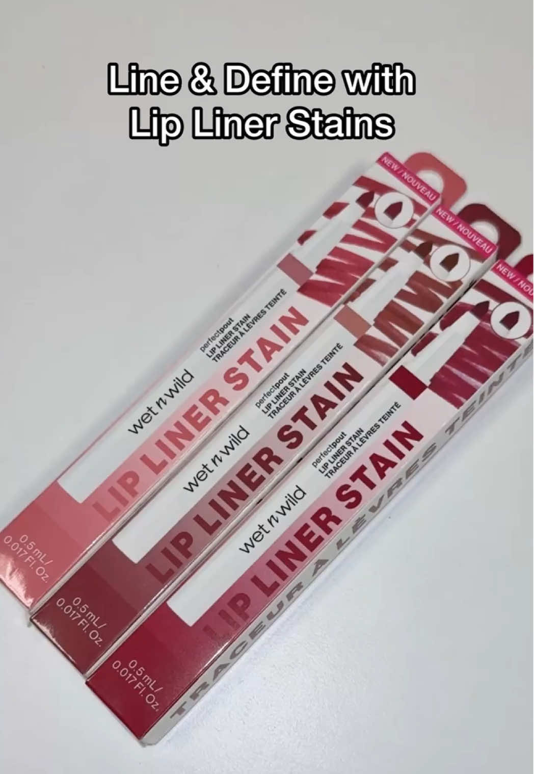 Meet our NEW Perfect Pout Lip Liner Stains—your secret to all-day, smudge-proof color! 💋⁠ ⁠ Designed with a unique blade-like applicator, use the sharp side to precisely LINE and the flat side to effortlessly FILL for the perfect pout 💕⁠ ⁠ Shop now at wetnwildbeauty.com @walmart @amazon @fivebelow  