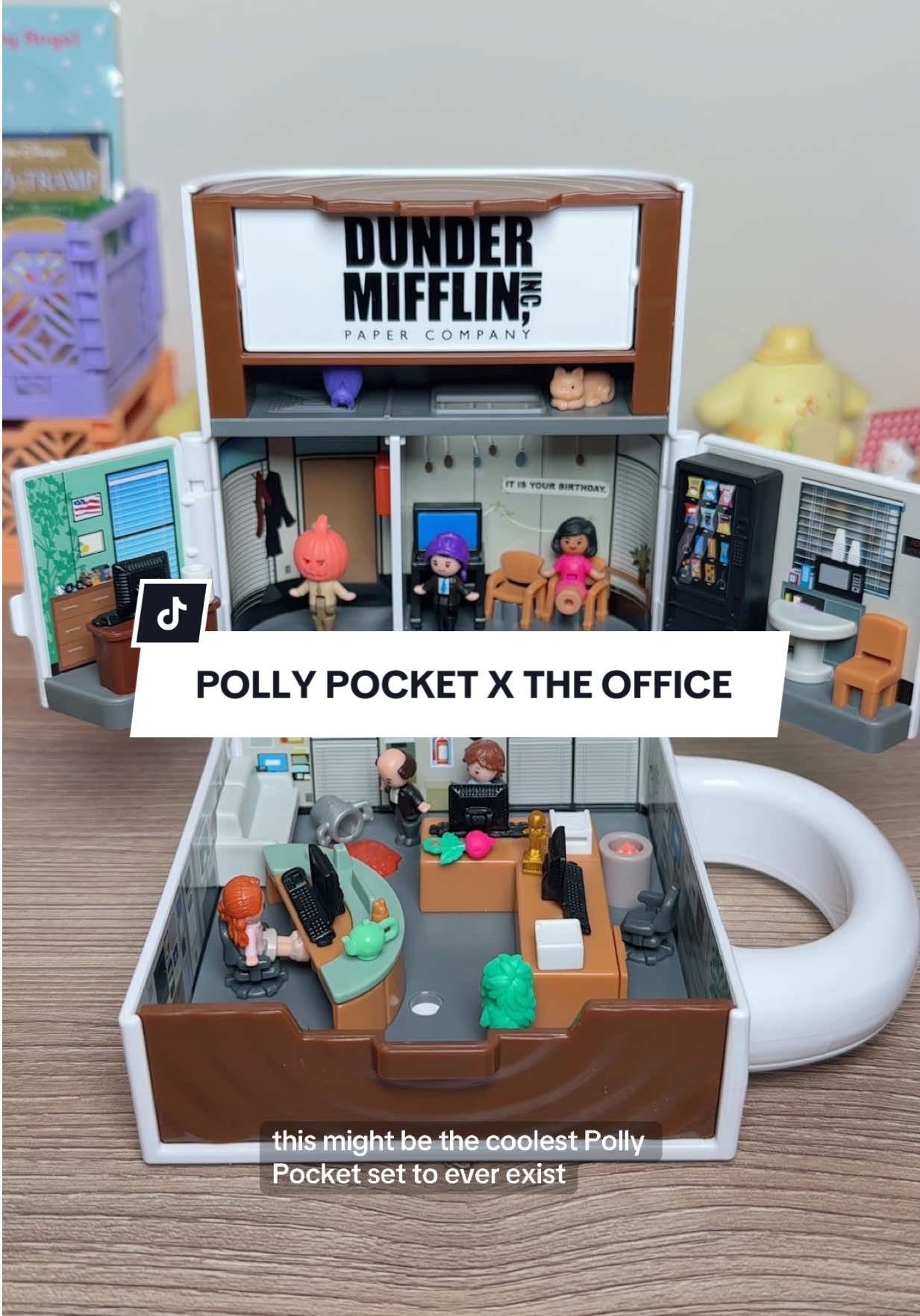 EVERYBODY STAY CALM #pollypocket #theoffice #pollypocketcollector  #michaelscott @mattel #creatorsearchinsights 