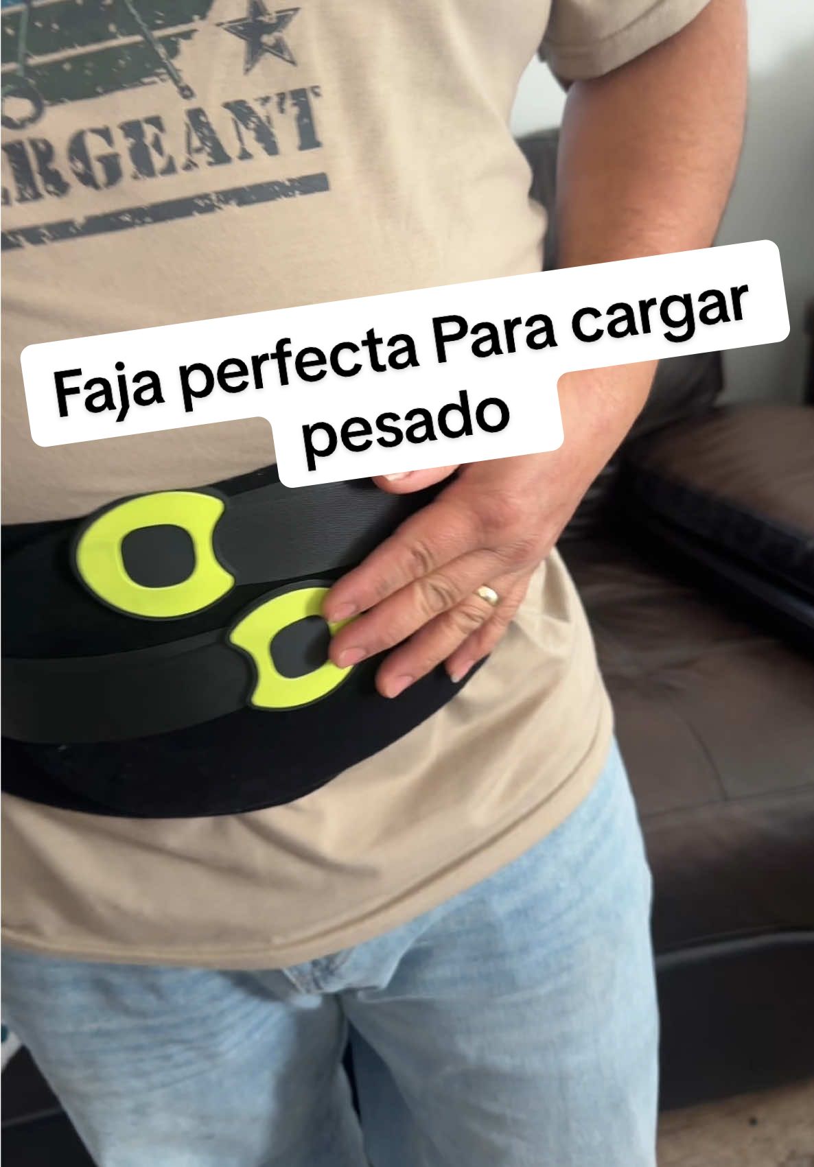 Faja perfecta Para cargar pesado#fajate 