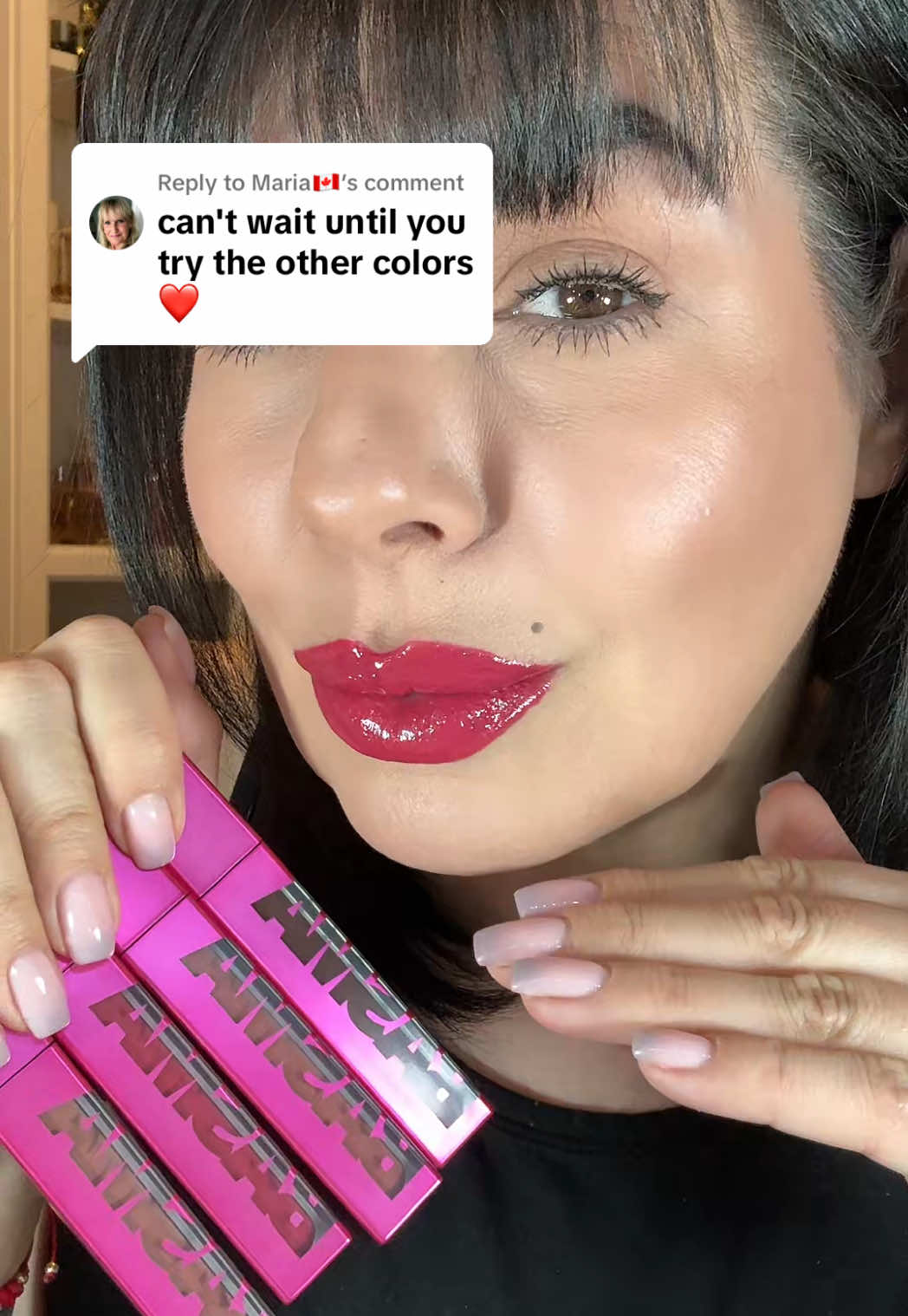 Replying to @Maria🇨🇦 @BASMA Beauty I just can’t with all of these. Not sticky at all feels like luxury. #basmabeauty #blurringlipgloss #basmabeautyblurringlipgloss #blurringglossbalm #lipstick #lipgloss #lipbalm 