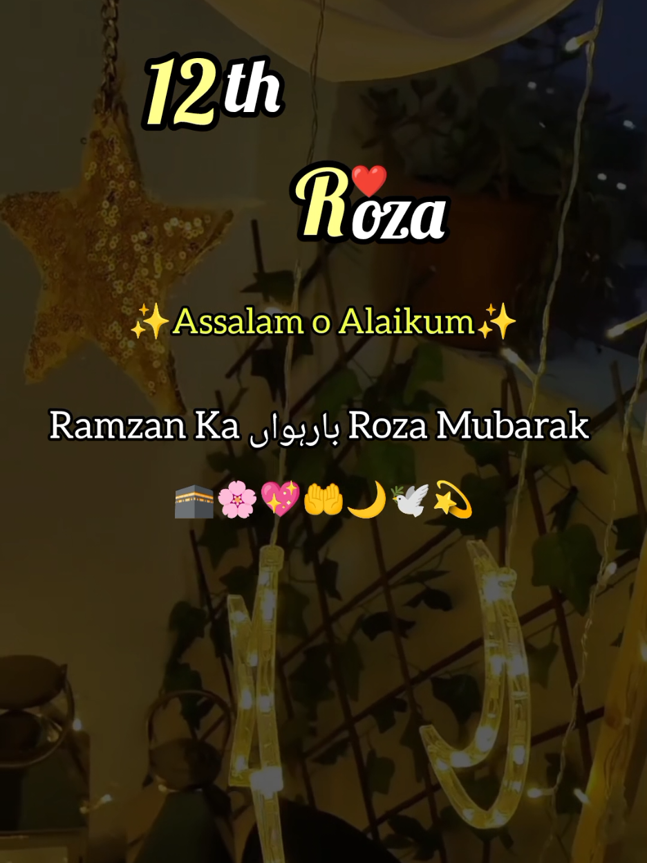 12th Roza Mubarak ❣️ Ramzan ka 12th Roza Mubarak ❣️  #fyp #foru #foryoupage❤️❤️ #12thsehri #12thsehrimubrak #12throza #ramzan #trending #viralvideo #unfreezemyacount #growmyaccount #1mviews #viewsproblem #dontunderreviewmyvideo #subscription #1millionaudition  #ramzanstatus @tiktok creators 